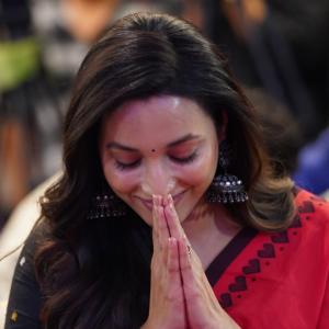 Actress Srinidhi Shetty Stuns in Elegant Red Saree | Latest Photos