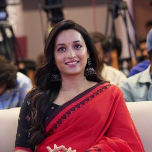 Actress Srinidhi Shetty Stuns in Elegant Red Saree | Latest Photos