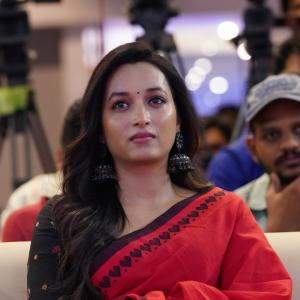 Actress Srinidhi Shetty Stuns in Elegant Red Saree | Latest Photos