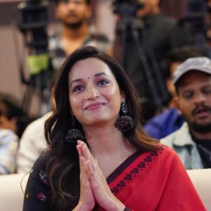 Actress Srinidhi Shetty Stuns in Elegant Red Saree | Latest Photos