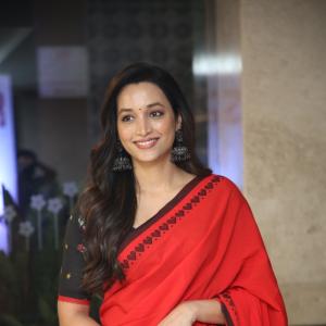 Actress Srinidhi Shetty Stuns in Elegant Red Saree | Latest Photos