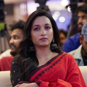 Actress Srinidhi Shetty Stuns in Elegant Red Saree | Latest Photos