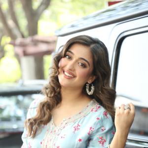 Actress Gayatri Bharadwaj Stuns in Traditional Embroidered Kurta | Latest Photos