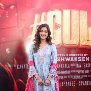 Actress Gayatri Bharadwaj Stuns in Traditional Embroidered Kurta | Latest Photos