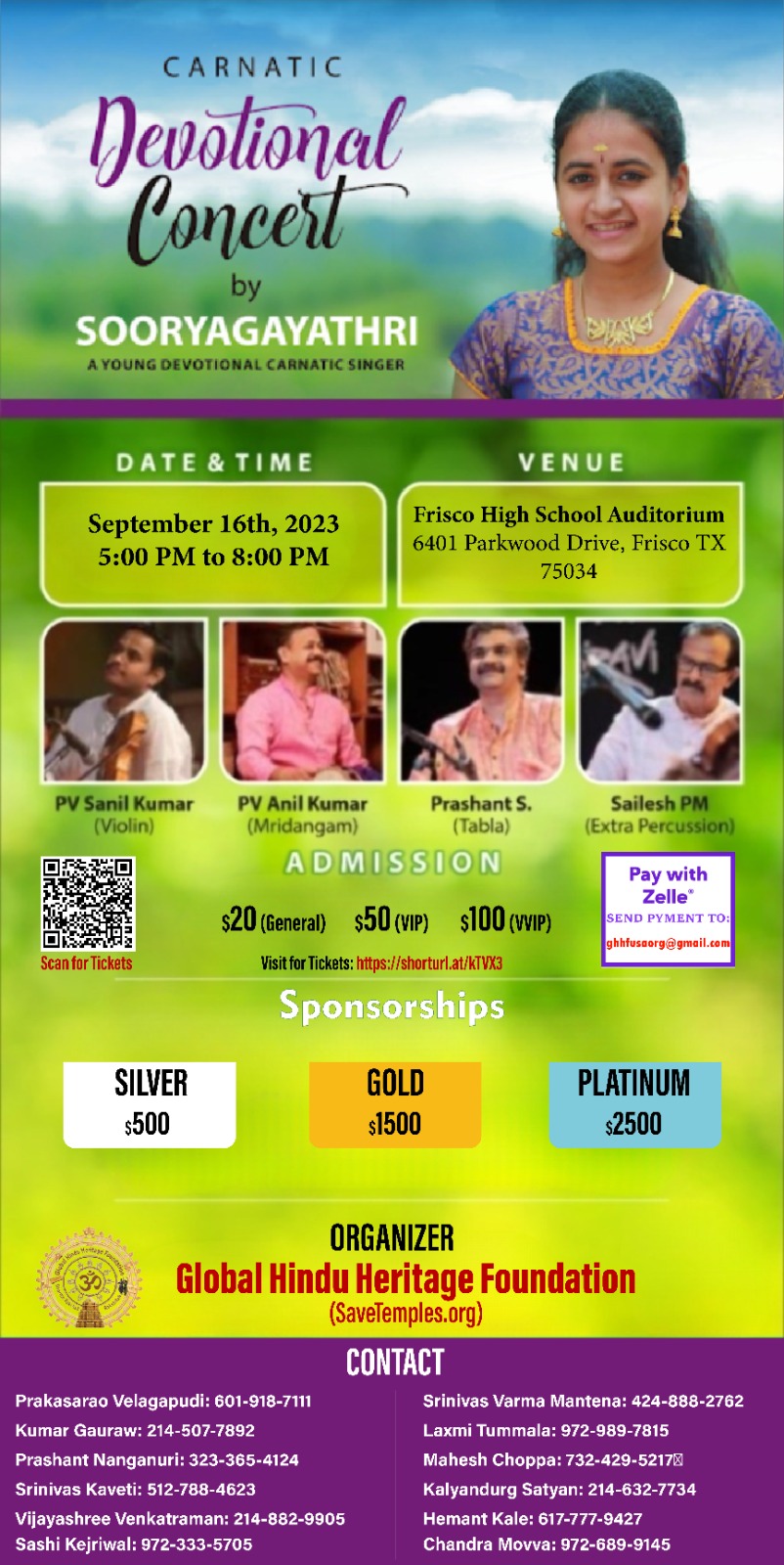 Soorya Gayathri Carnatic Devotional Concert 16 Sep 2023