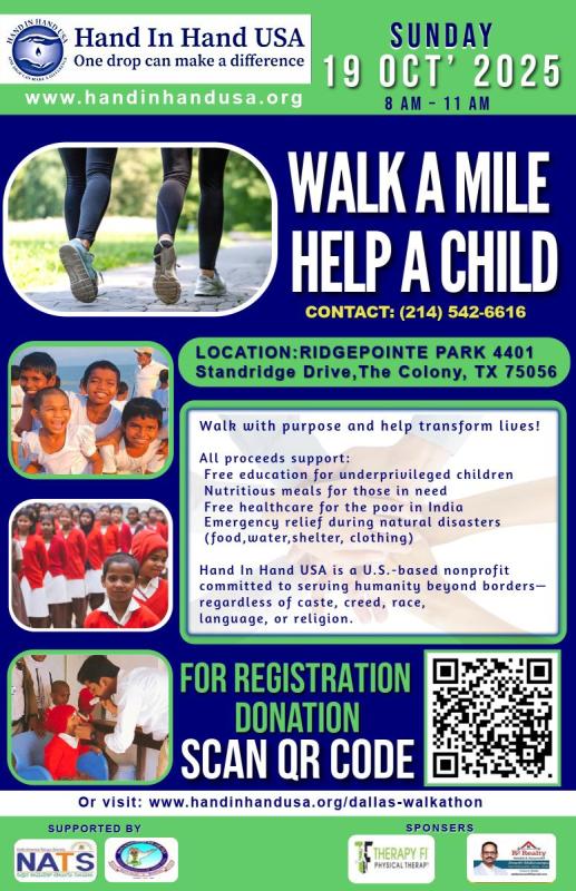 Walk a Mile, Help a Child – Dallas Walkathon 2025