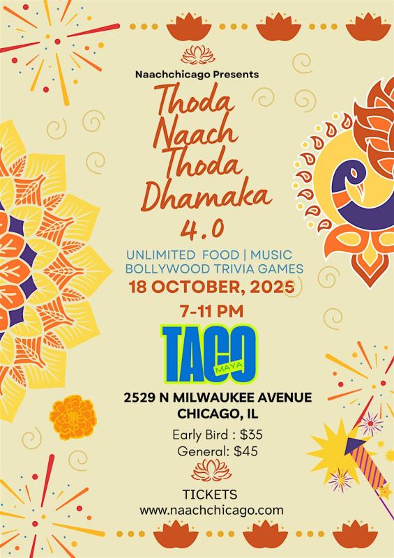 Thoda Naach Thoda Dhamaka 4.0 Event in Chicaago, IL