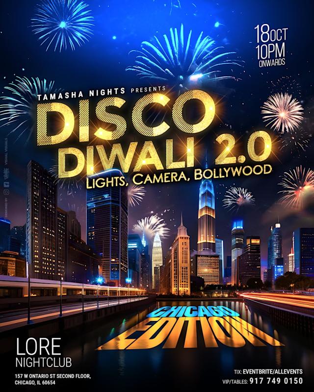 Chicago Bollywood Disco Diwali 2.0 - Lore Night Club