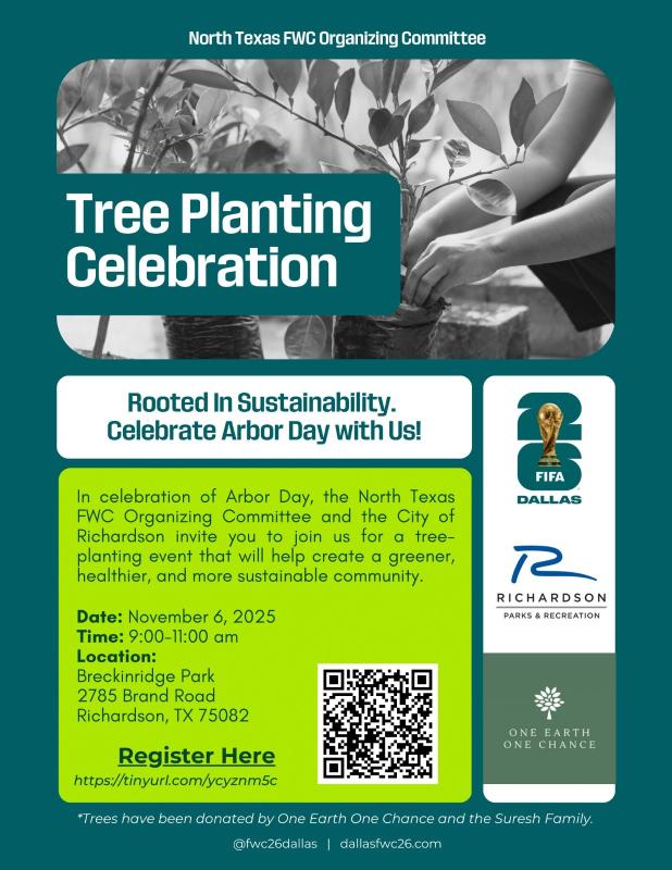 Grow Together on Texas Arbor Day  | Tree Planting Celebration