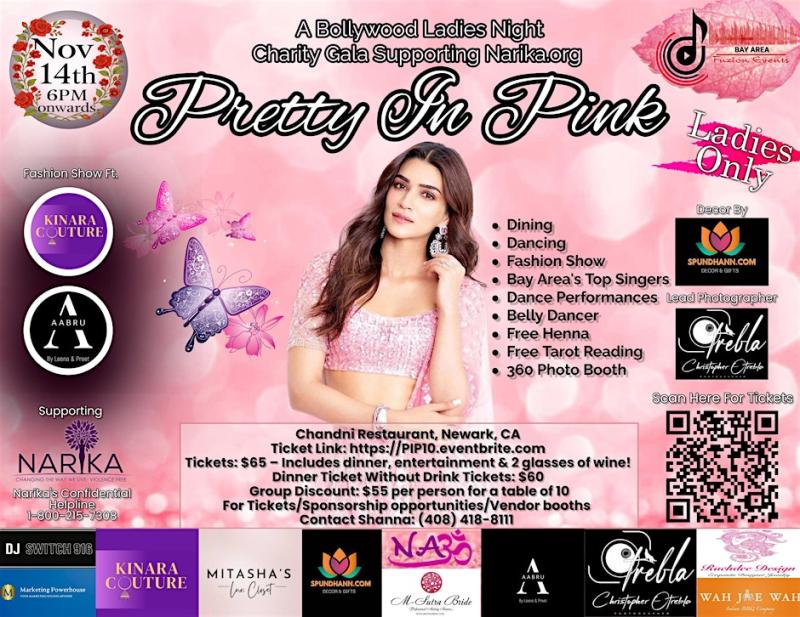 Pretty In Pink-A Bollywood Ladies Night Charity Gala