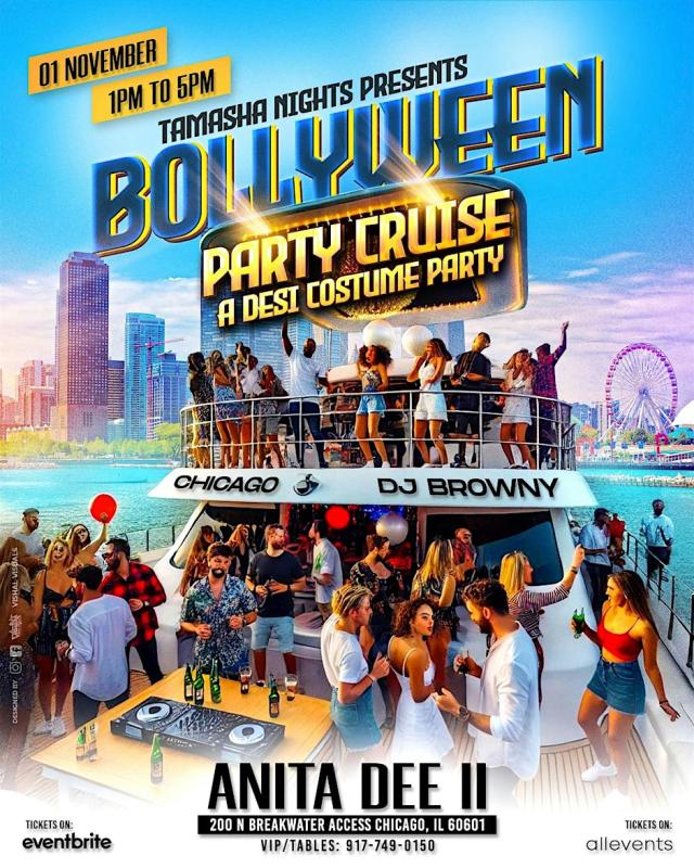 Chicago Bollyween Cruise Party @Anita Dee II Yacht