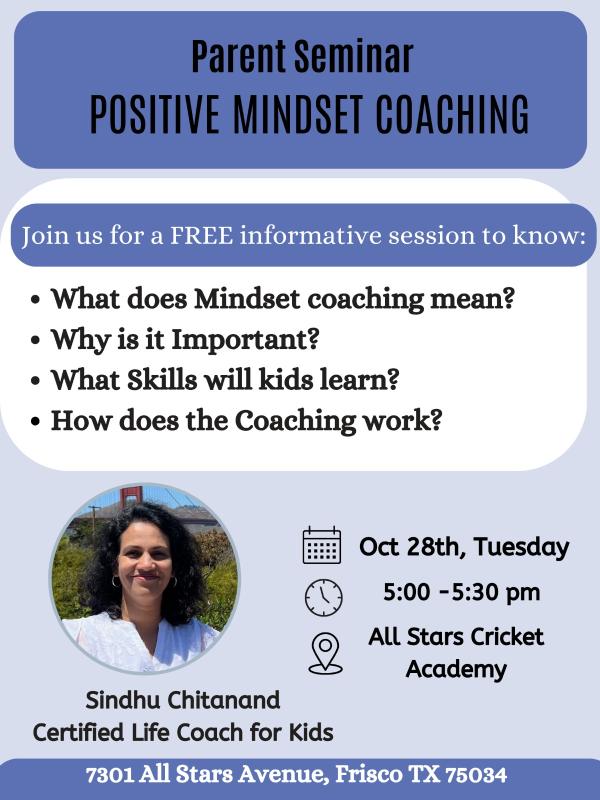 Free Parent Session: Nurturing a Positive Mindset in Children