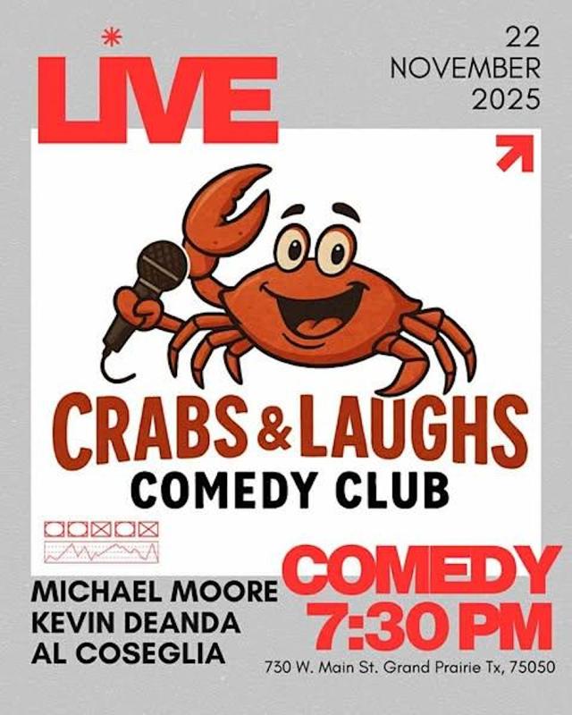 Crabs and Laughs Comedy Club - Thanksgiving Comedy Showcase Event