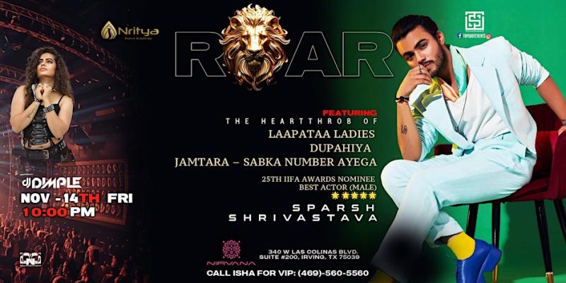 FRIDAY ROAR ft. Sparsh Shrivastava | Bollywood Night at Nirvana Event