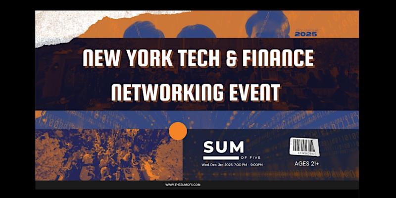 New York Tech & Finance Networking Event