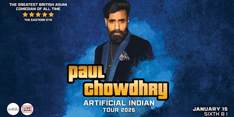 Paul Chowdhry: Artificial Indian Tour 2026 – Washington D.C.