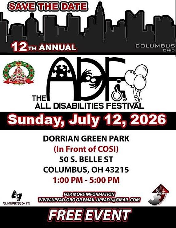 12th Annual All Disabilities Festival - Columbus, OH