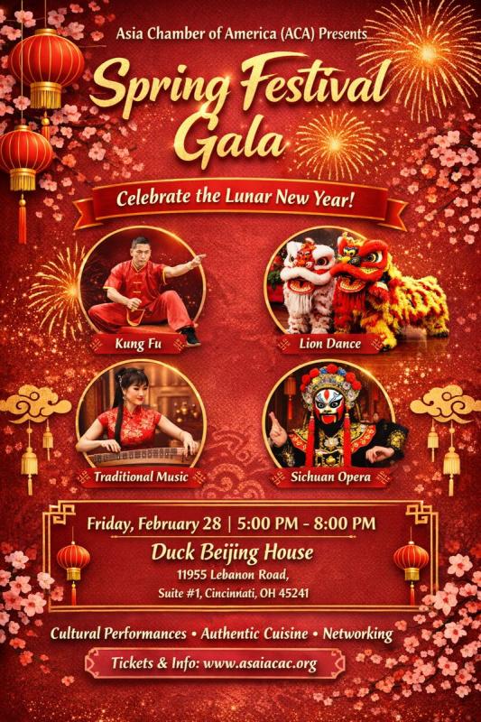 Spring Festival Gala by Asia Chamber of America (ACA) - Columbus, OH