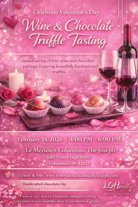 Valentine's Day Wine and Chocolate Truffle Tasting - Columbus, OH