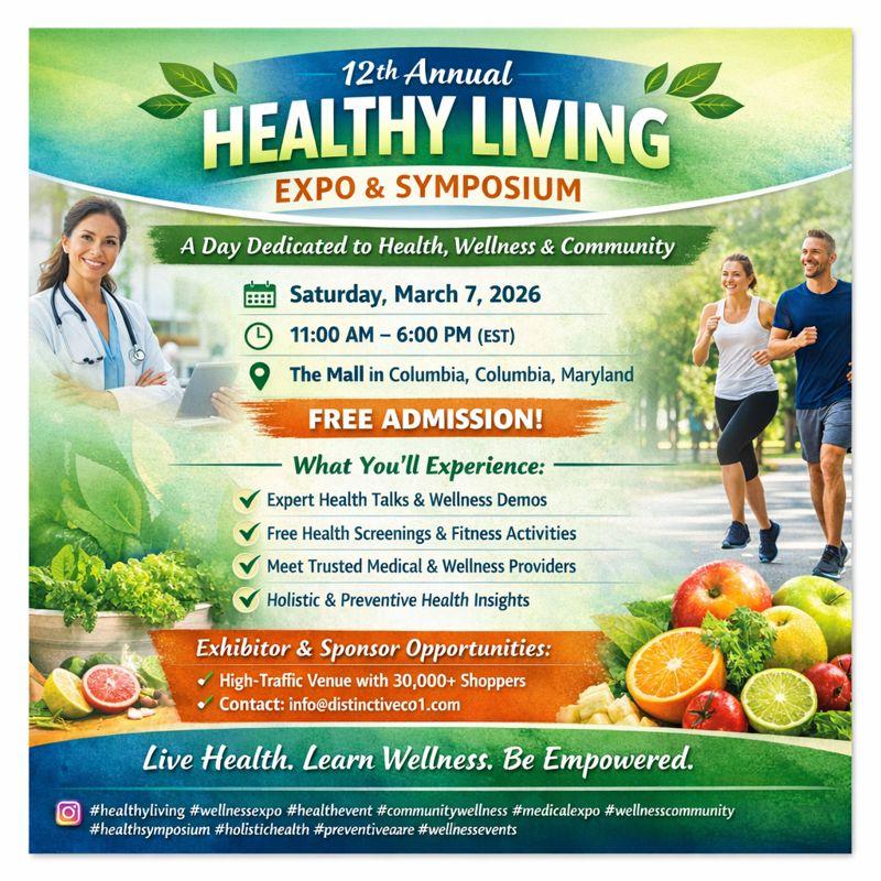 12th Annual Healthy living expo & Symposium - Washington, DC