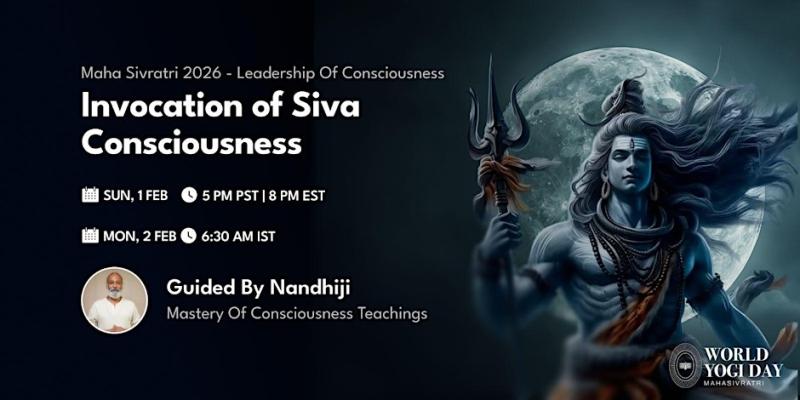 Fullmoon Initiation: Mahasivratri World Yogi Day Event with Nandhiji - San Francisco, CA