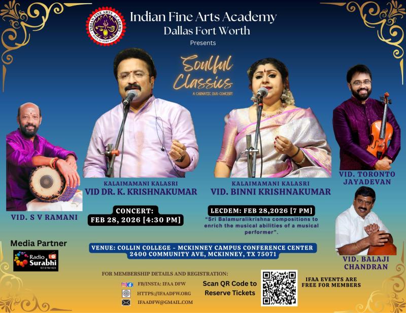Indian Fine Arts Academy Dallas Fort Worth