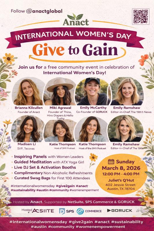 International Women’s Day - Give to Gain - Austin,TX