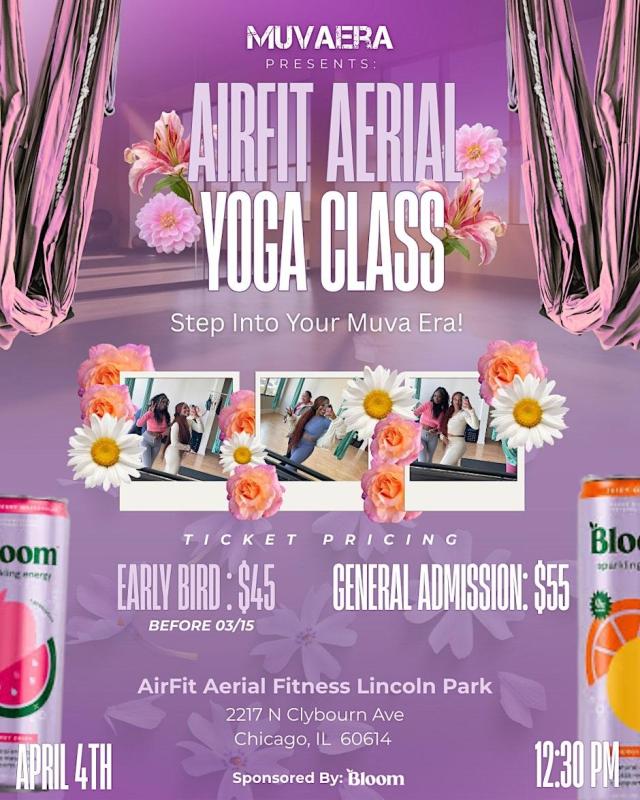 Muva Era Aerial Yoga Event - Chicago, IL