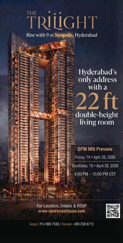 The Trilight Hyderabad  Luxury 22 ft Living Homes Preview by Matrix Realty USA in Texas