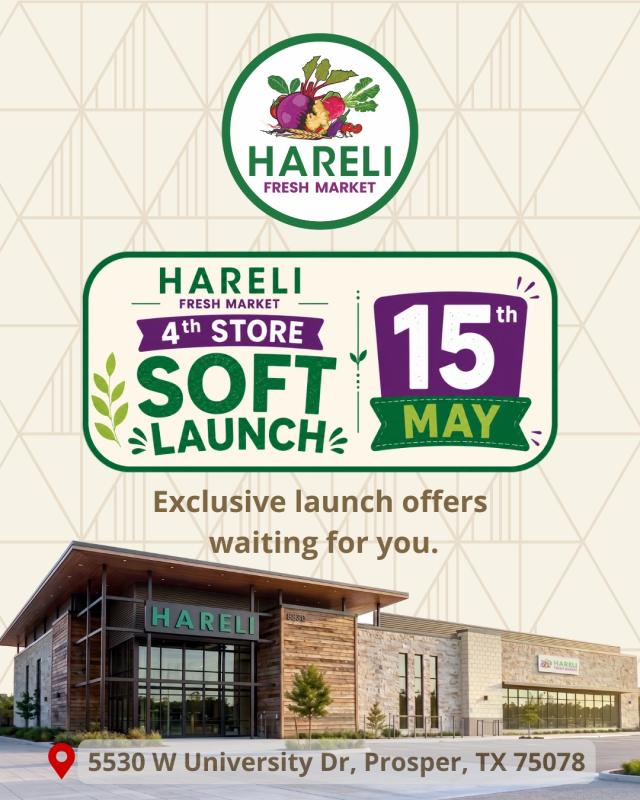 HARELI FRESH MARKET – Grand Opening of Our 4th Store!