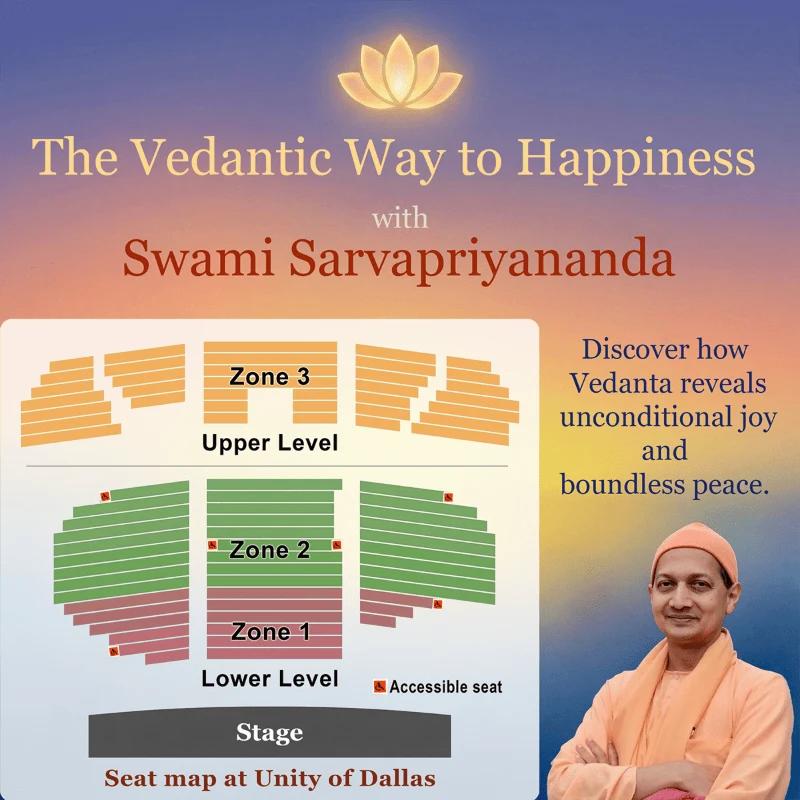 The Vedantic Way to Happiness with Swami Sarvapriyananda