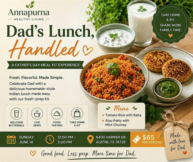 A Father’s Day Fresh Meal Kit Experience - Austin, TX