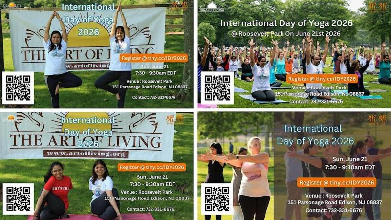 International Day of Yoga 2026 - Jersey City, NJ