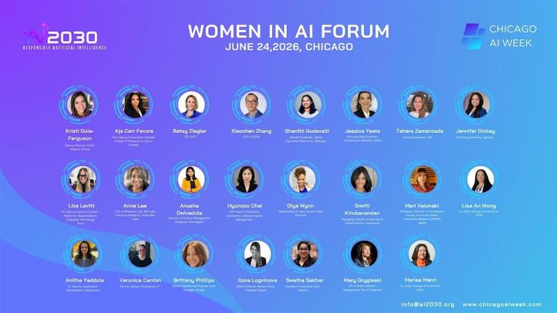 Women in AI Forum (WiAI) at Chicago AI Week - Chicago, IL