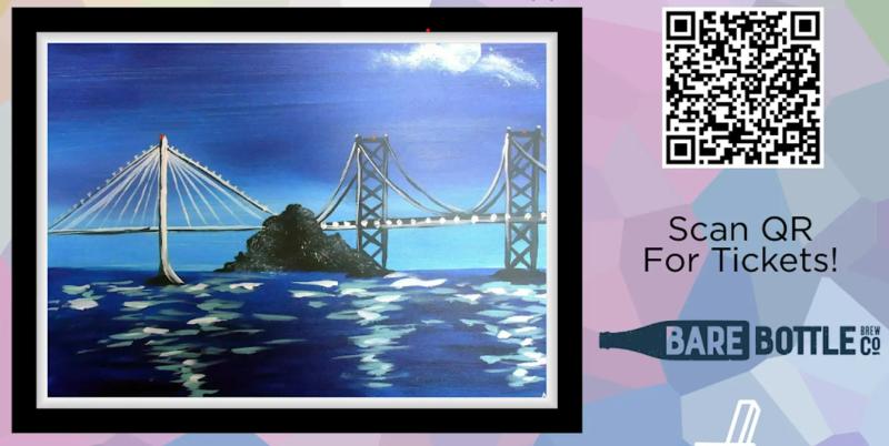 Father’s Day Bay Bridge Paint And Sip Night in San Francisco,CA