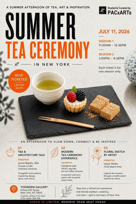 A Summer Afternoon of Tea, Art & Architecture (NYC) - Jersey City, NJ