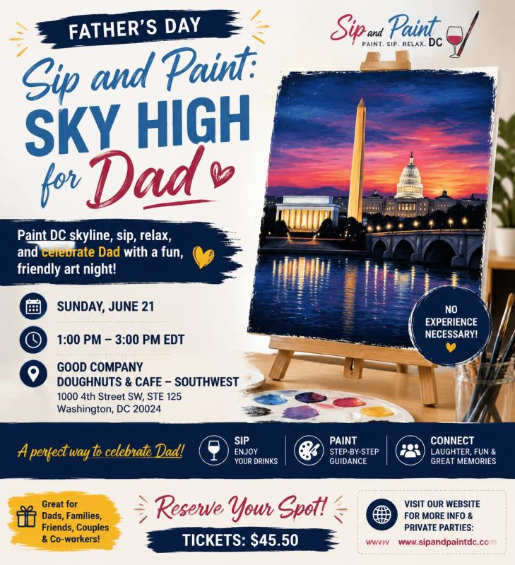 Father’s Day Sip and Paint: Sky High for Dad - Washington, DC