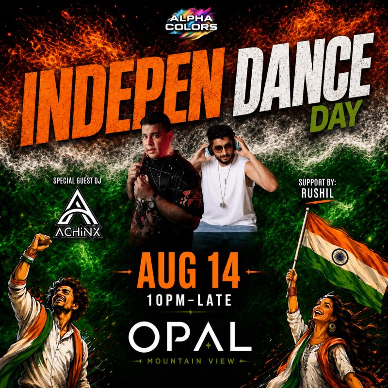 Indepen Dance Day Bollywood Party in Mountain View, CA