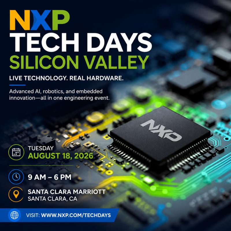 NXP Tech Days Silicon Valley 2026  AI and Robotics Event