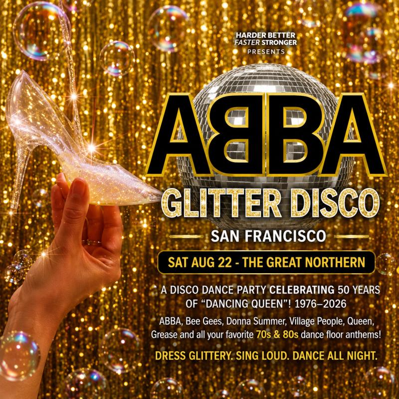 Dancing Queen  ABBA Glitter Disco Party in San Francisco