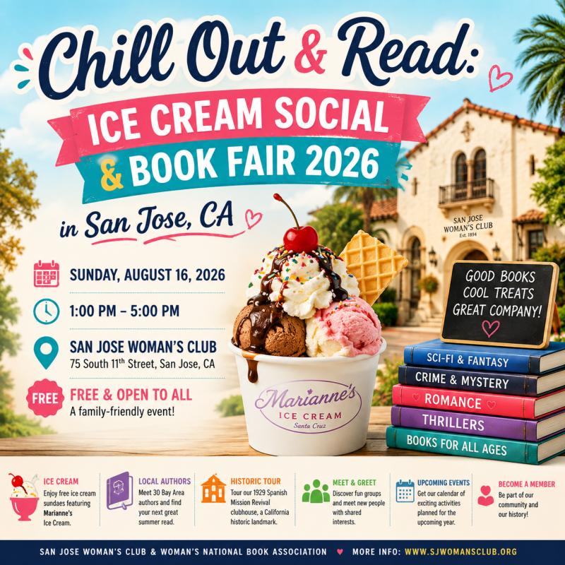 Chill Out & Read  Ice Cream Social & Book Fair 2026 in San Jose, CA