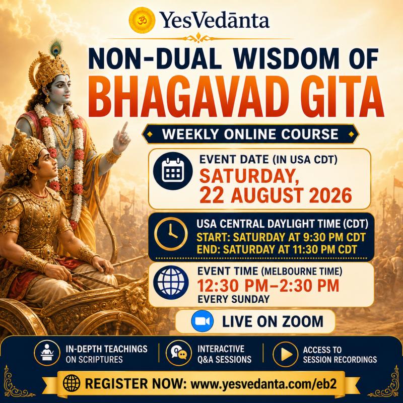 Bhagavad Gita and Upanishads Online Course