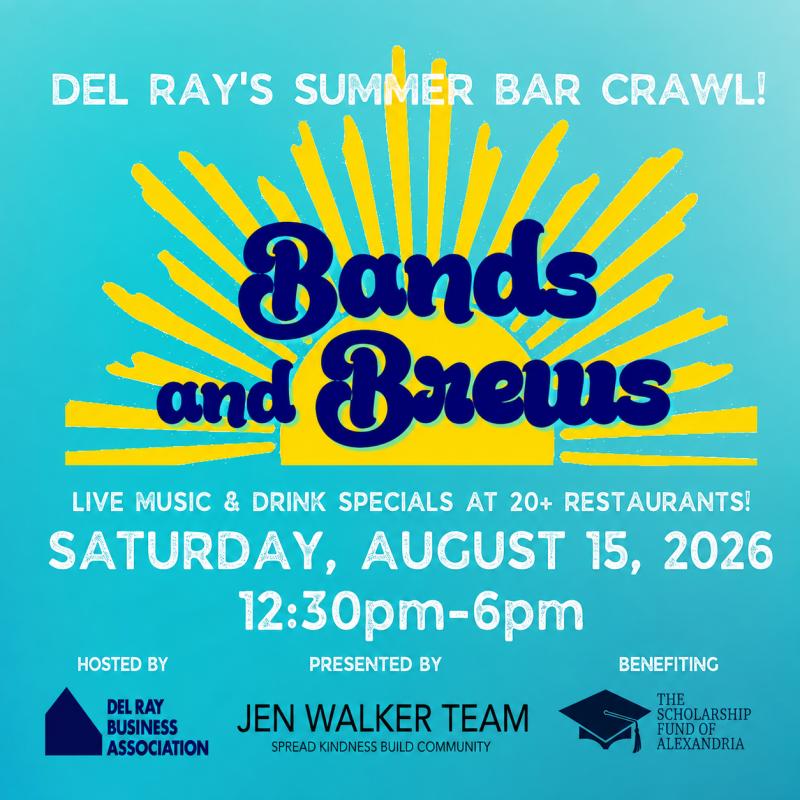 Bands & Brews Del Ray Summer Bar Crawl 2026 in Washington, DC