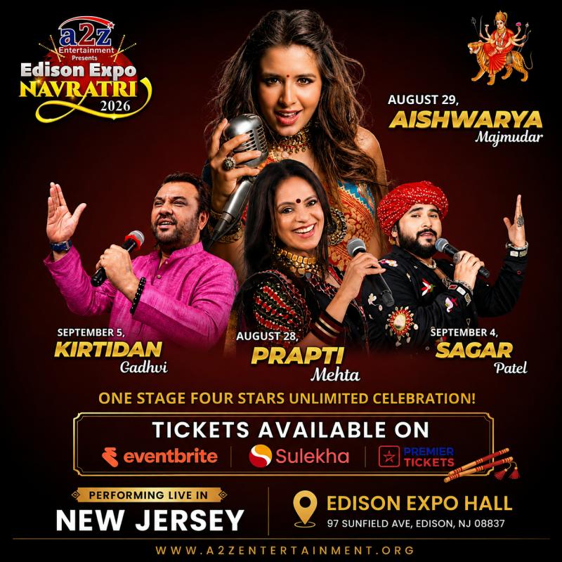 Navratri 2026 with Prapti Mehta in Edison, NJ