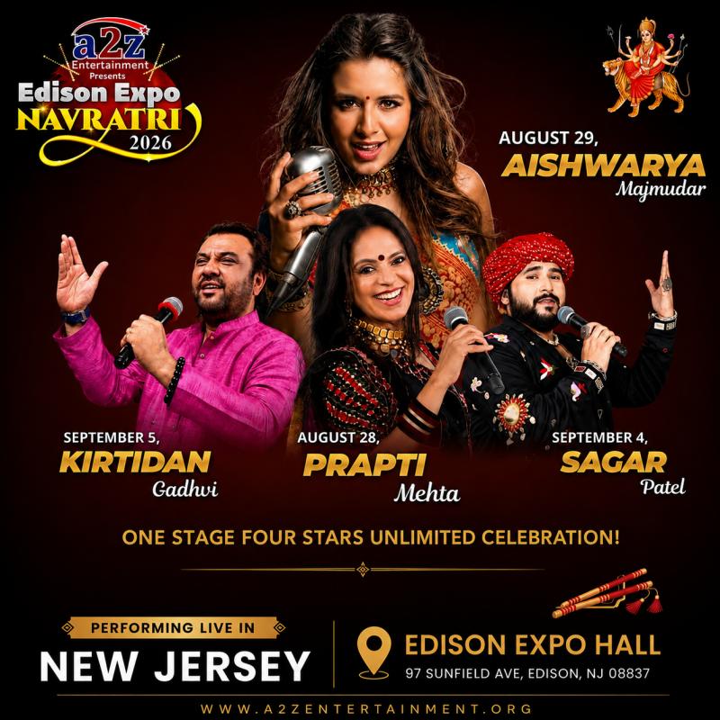 Navratri 2026 with Prapti Mehta in Edison, NJ
