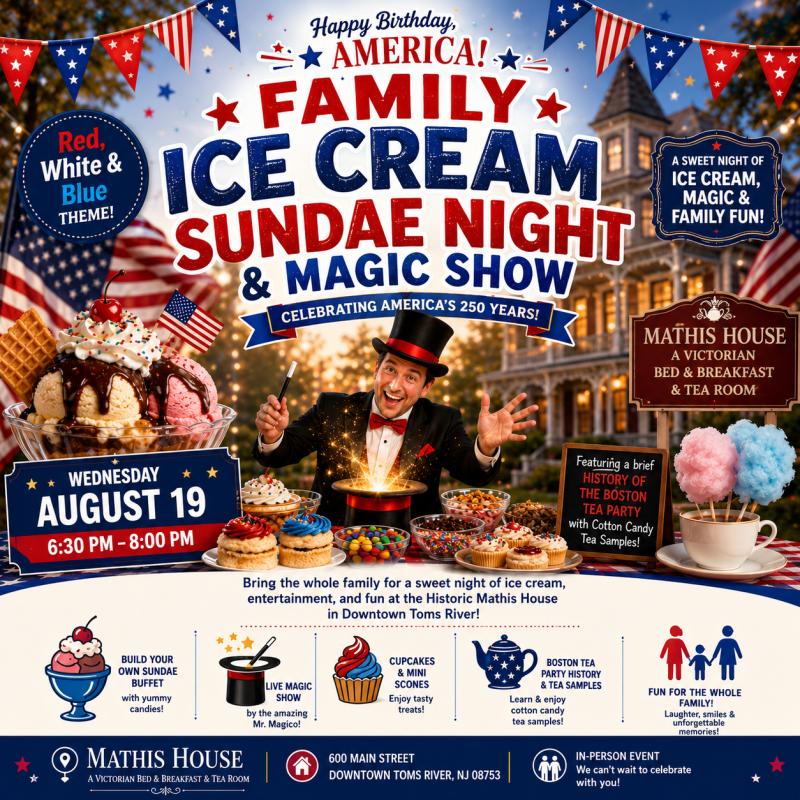 Ice Cream Sundae Night & Family Magic Show