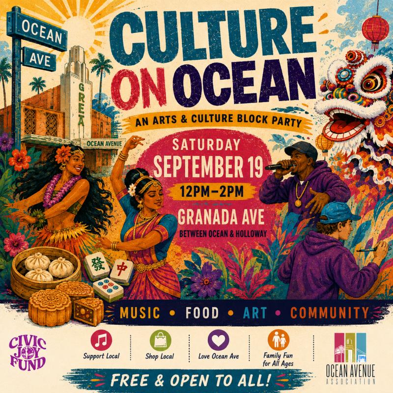 Culture on Ocean 2026  Free Arts and Culture Festival in San Francisco