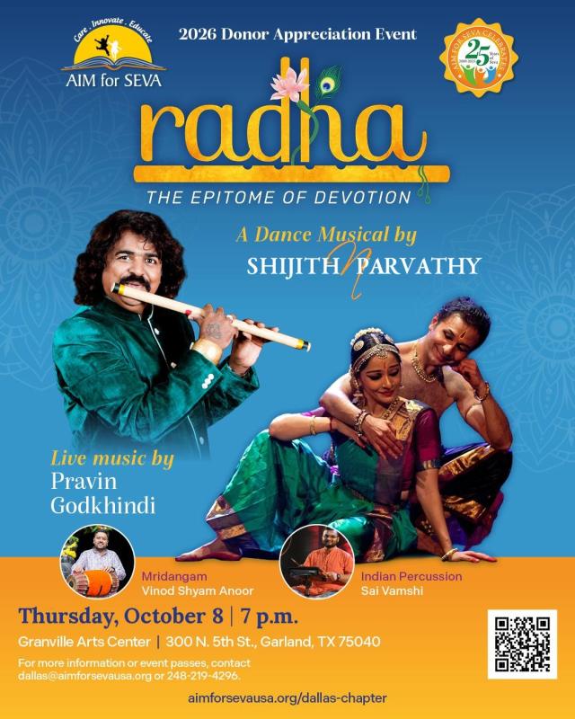 Radha Dance Musical at Granville Arts Center, Garland