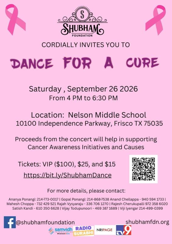 Dance for a Cure – Shubham Foundation