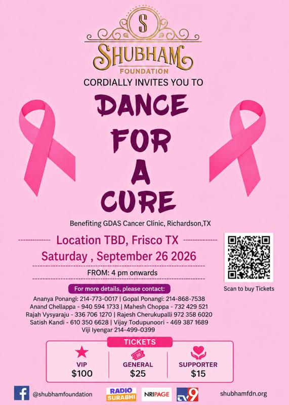 Dance for a Cure – Shubham Foundation